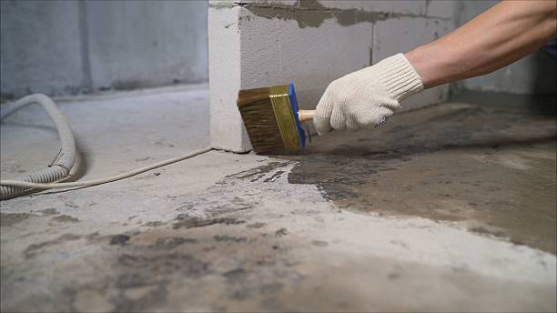 SJ Waterproofing Pros Interior Drainage System coverage map for Midway, KY and surrounding area